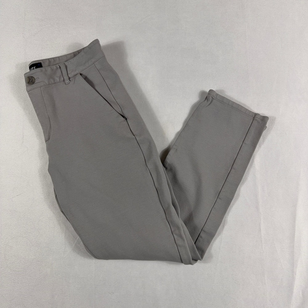 PAIGE Chino Pants Shark Fin Grey Stretch Slim Fit Mens 32‎